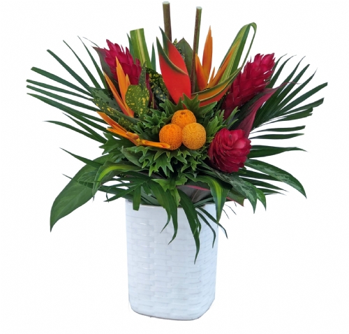 ROUND LUA ORANGE BOUQUET